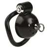 CockLock Cage avec laisse Round Leash 4 x 3.5 cm Noire